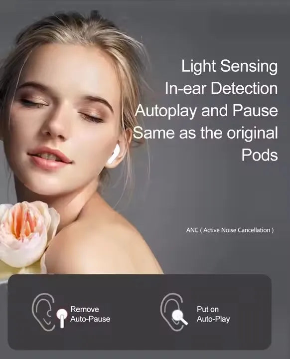 2025InEar Wireless Gaming Headset LED Display Chipset Stereo Handfree Earbud Mic Noise Cancelling Pro2and 3 Earphones Headphones