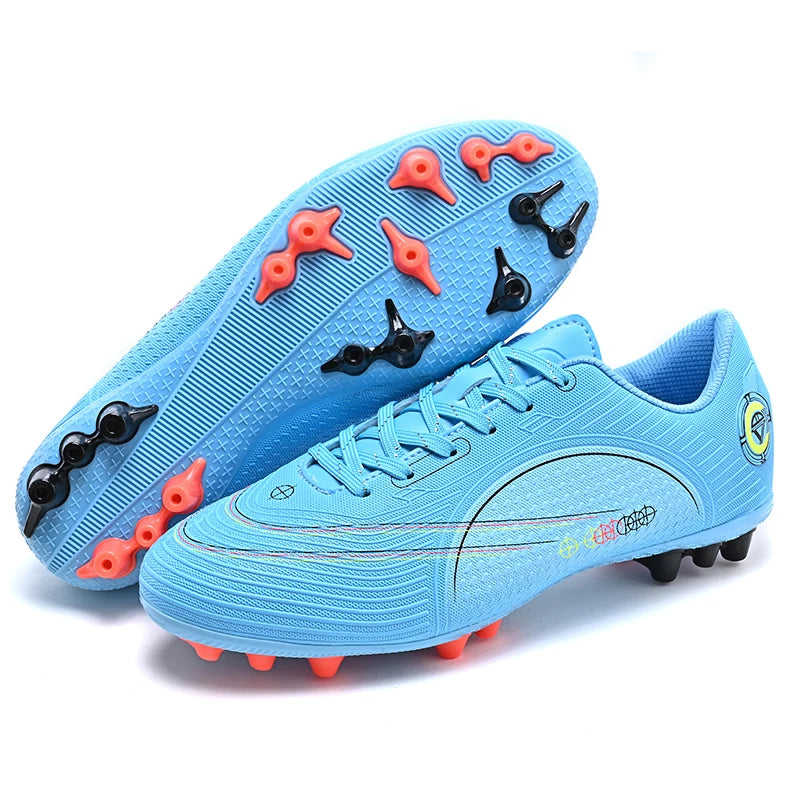 Hot Sale Youth Long Nail Soccer Shoes Children Students Large Size Broken Nail Soccer Shoes Unisex Training Shoes 35-45#