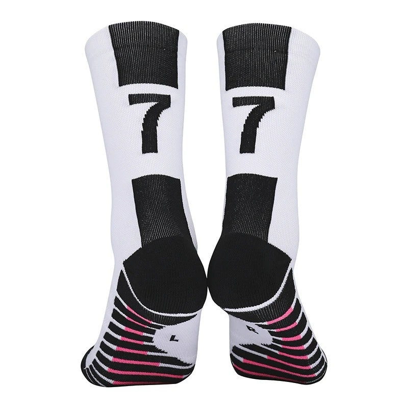 Football Socks For Football Stars Men's Special Anti Slip Thick Towel Bottom Midsole Practical Sweat Absorbing Sports