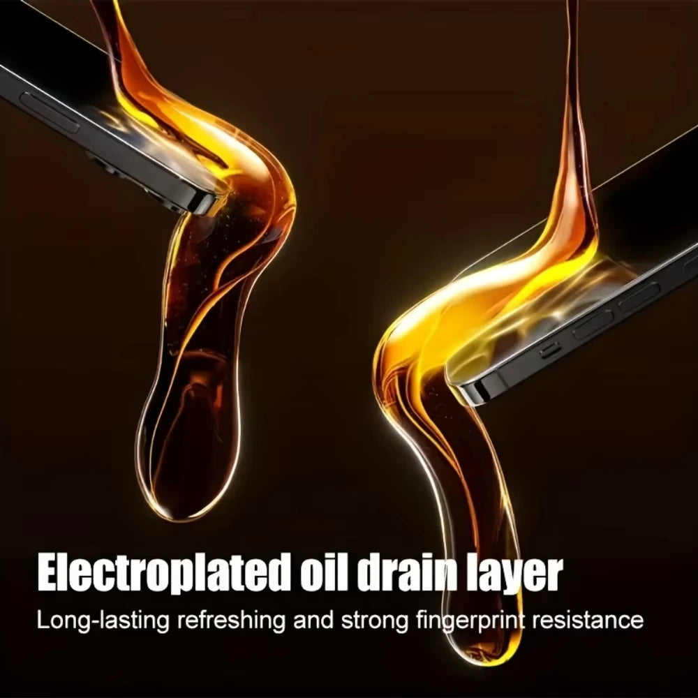 1-3PCS 8K Easy Install Screen Protector For iPhone 17 16 13 Pro Max 11 15 14 Air 16e 12 Mini XR X Xs 7 8 Plus Tempered Glass