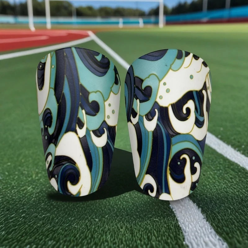 Christmas Gifts Mini Shin Guards Lightweight Fit ABS+EVA Pads Durable Protective Cost-effective for Children Soccer Protection