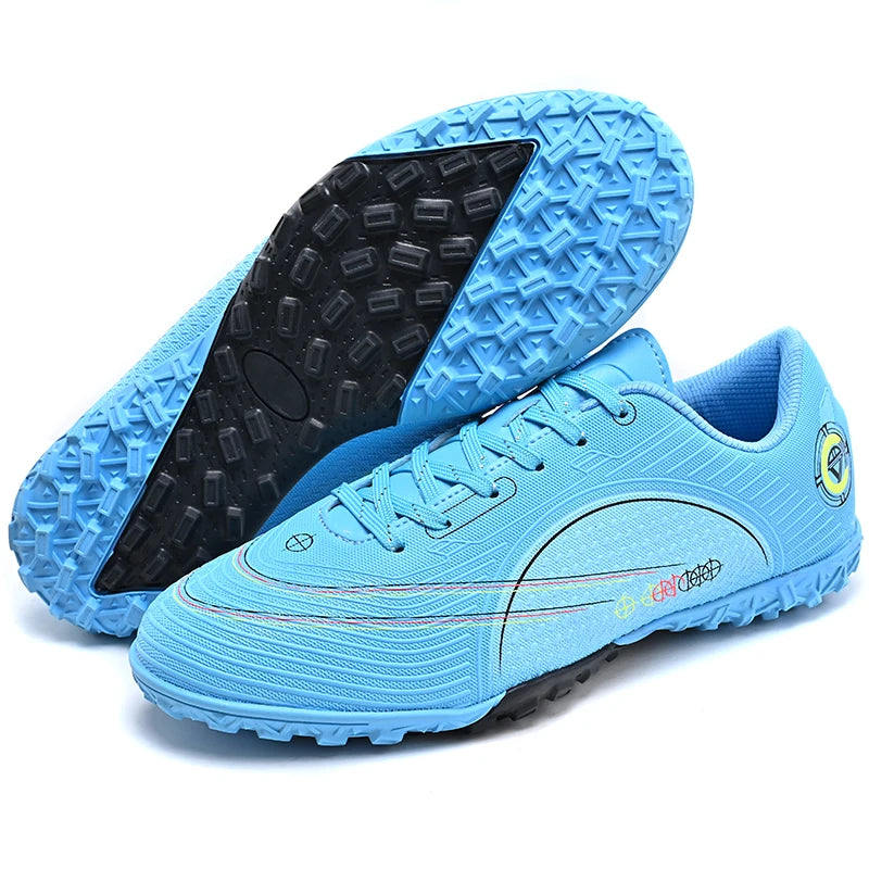 Hot Sale Youth Long Nail Soccer Shoes Children Students Large Size Broken Nail Soccer Shoes Unisex Training Shoes 35-45#