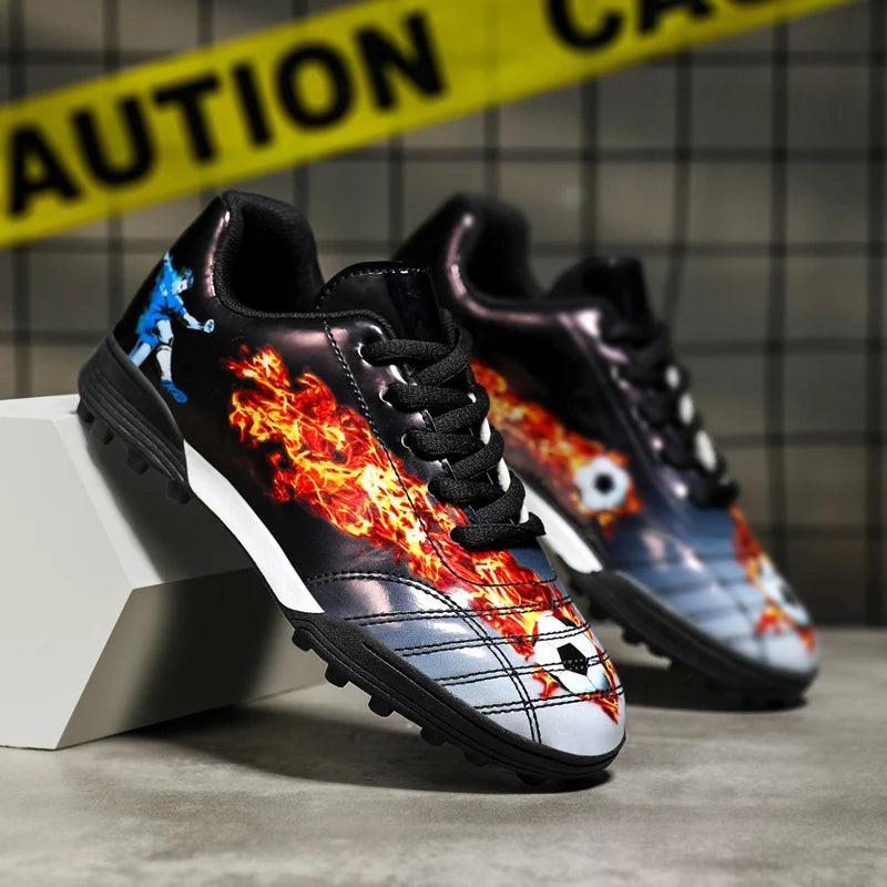 Hot Sale Youth Long Nail Soccer Shoes Children Students Large Size Broken Nail Soccer Shoes Unisex Training Shoes 35-45#