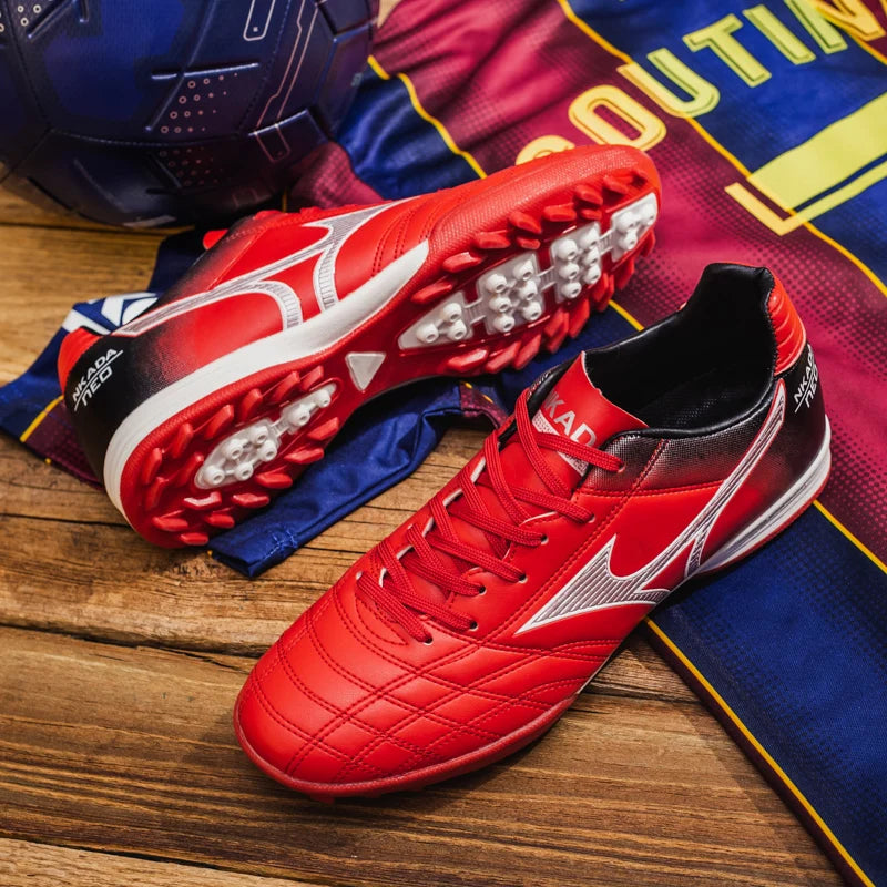 Hot Sale Youth Long Nail Soccer Shoes Children Students Large Size Broken Nail Soccer Shoes Unisex Training Shoes 35-45#