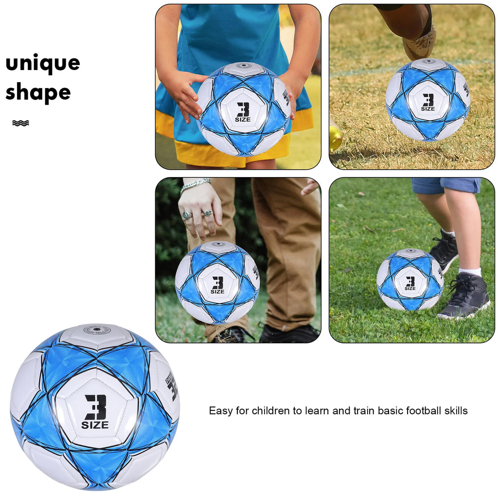 1Pc Thickened Football Youth Soccer Ball Outdoor Sports Equipment Training Football For Kids Toddler Soccer Games Mini Pvc Ball